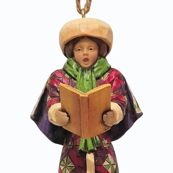 Jim Shore Heartwood Creek Victorian Carolers Christmas Ornament Pair w Box 2006 - Picture 7 of 16